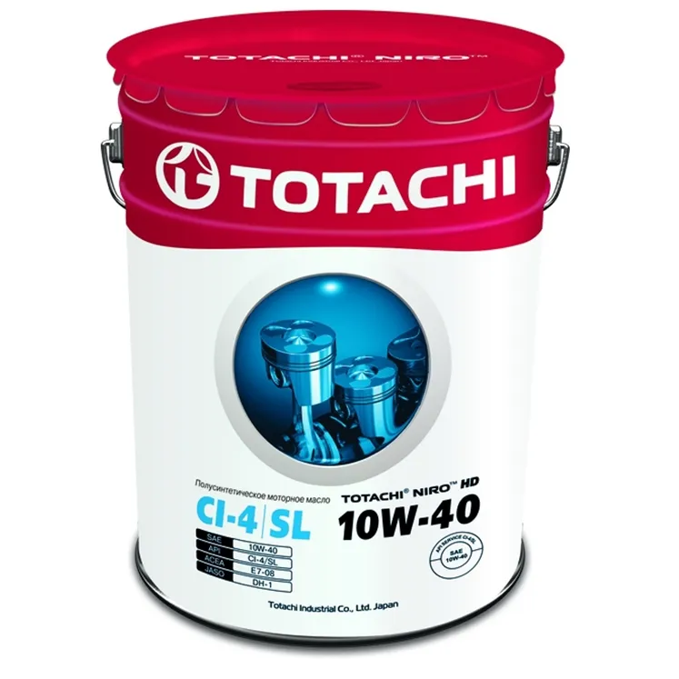 Масло моторное TOTACHI NIRO HD Semi-Synthetic API CI-4 / SL 10W-40 19л TOTACHI 4589904921667