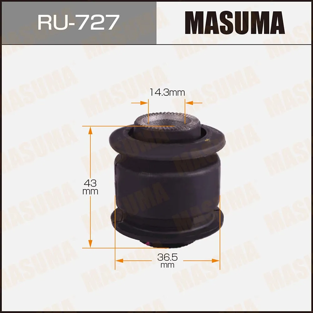 Сайлентблок задн. поперечной тяги MASUMA RU727