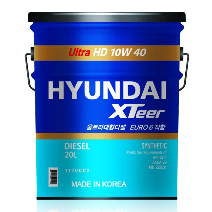 Масло моторное Hyundai Xteer HD Ultra CJ-4 10W-40 синтетическое 20 л 1120002