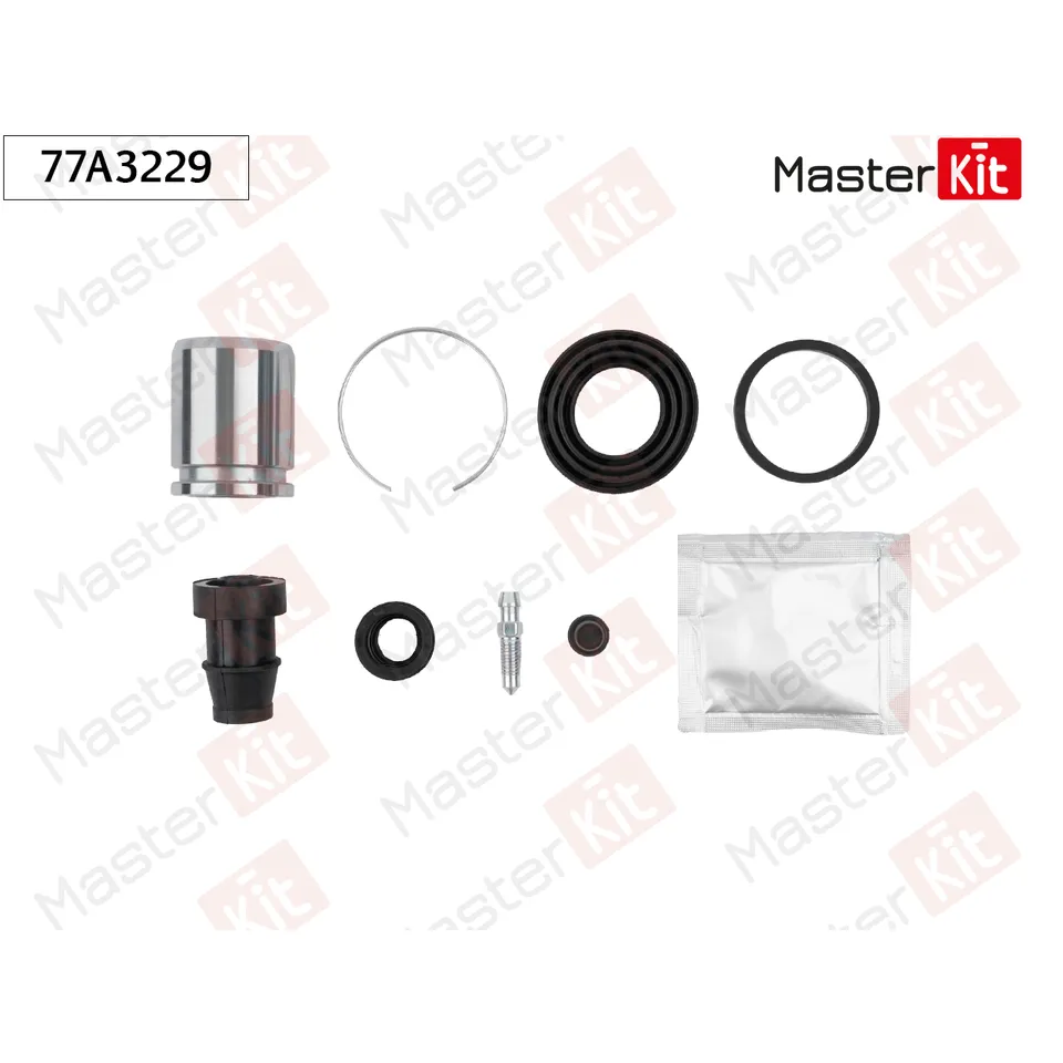 Ремкомплект тормозного суппорта+поршень Toyota PRIUS (_W2_) 2003 - 2009 MASTERKIT 77A3229