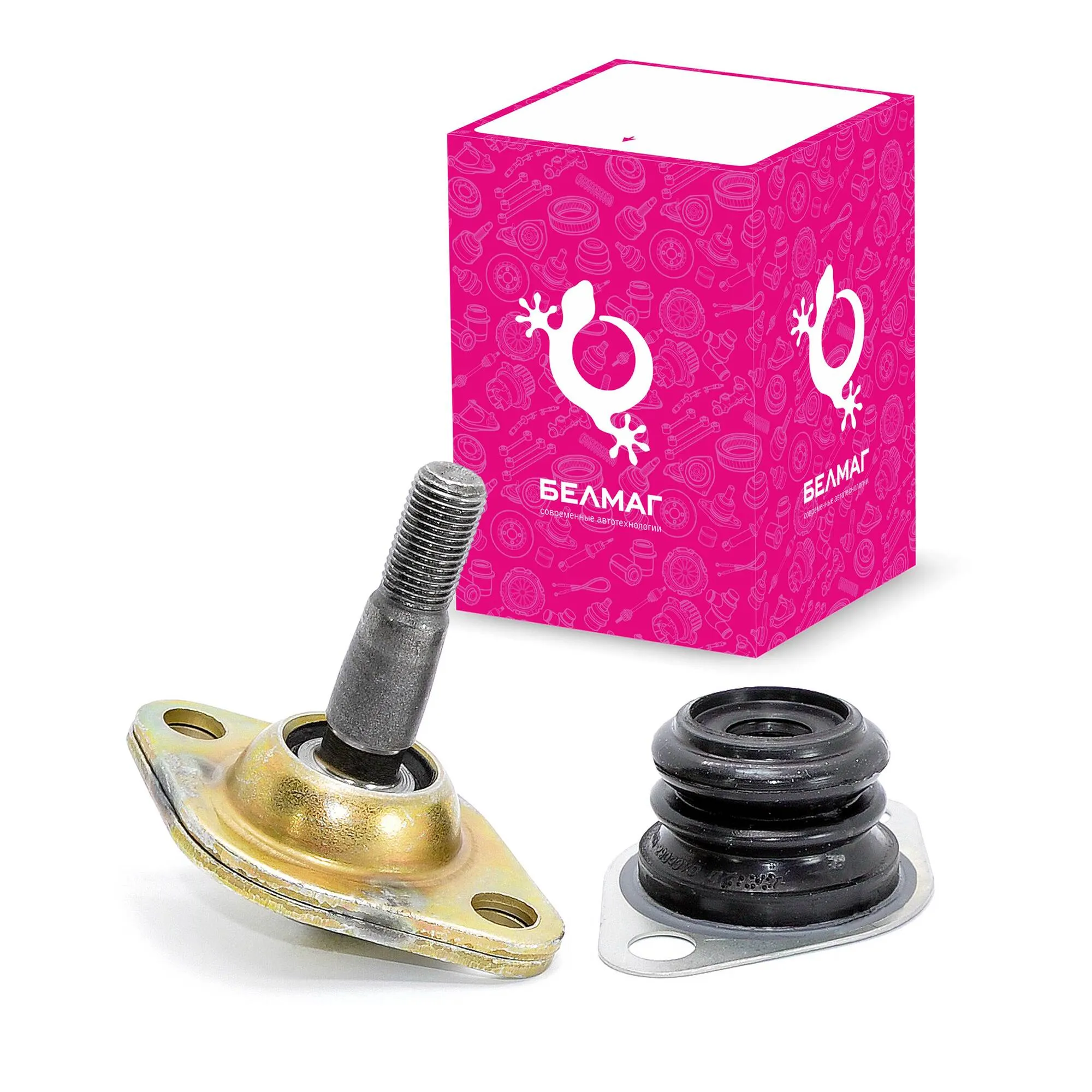 Опора шаровая ВАЗ 08-09 с пыльником ориг. (БелМаг) БелМаг BM.0033