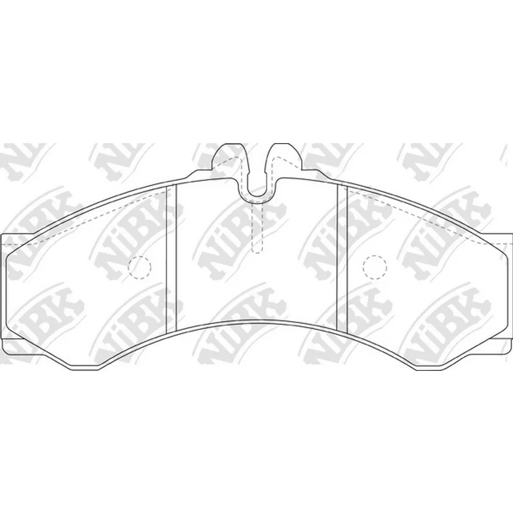 Колодки передние MB 2/3/4T-Sprinter/VW LT 28-46 II NIBK PN0107