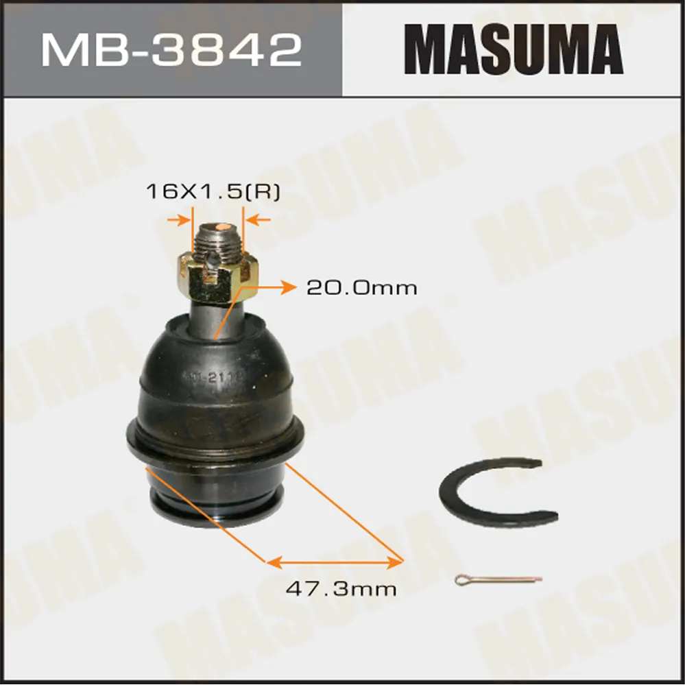 Опора шаровая TOYOTA 4RUNNER MASUMA MB-3842