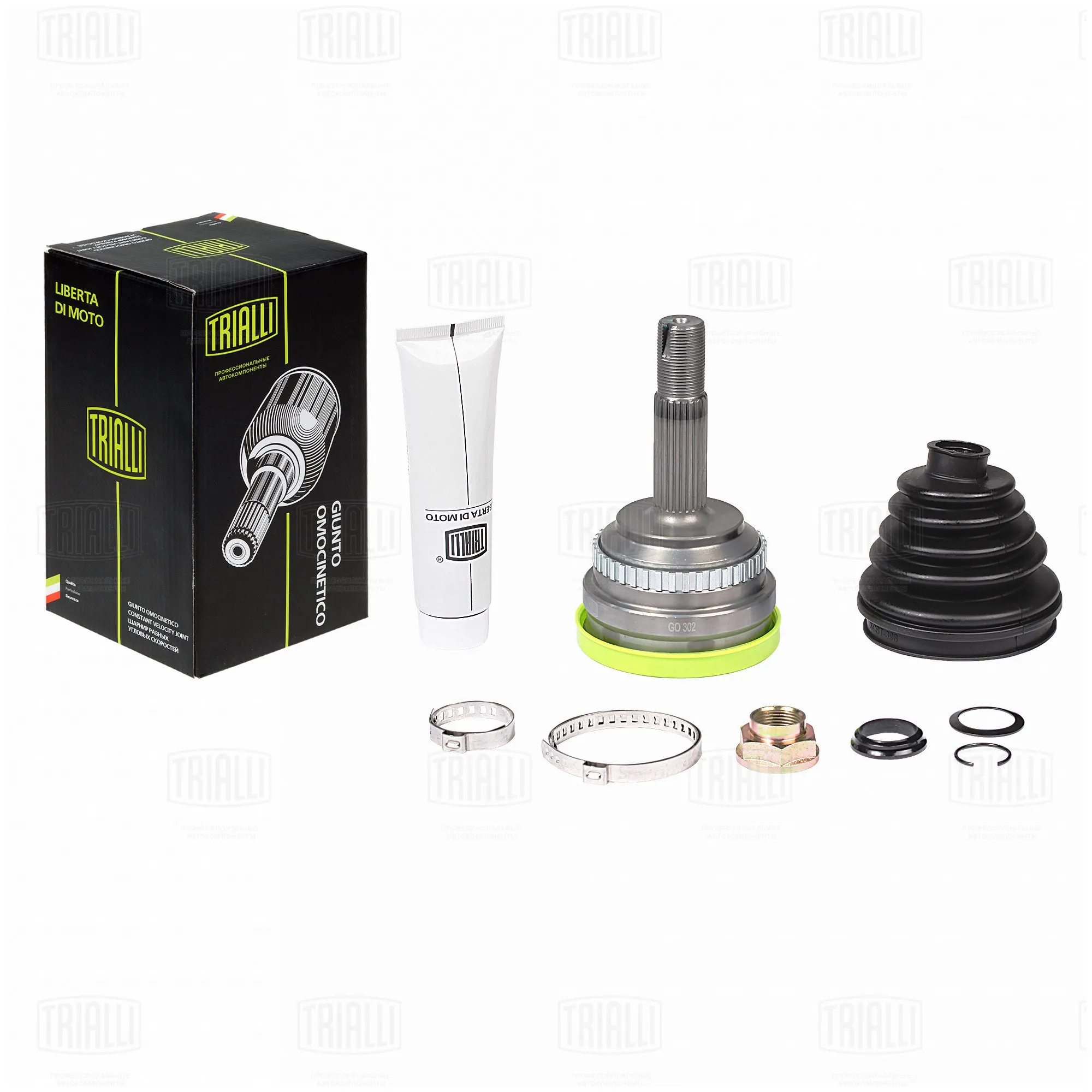 ШРУС для а/м Geely MK (06-) ABS (наруж.) (30 шлц.) TRIALLI GO 302