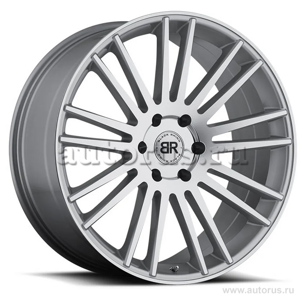 Диск литой R24 10J 5x150/110.1 ET30 BLACK RHINO Kruger Silver Mirror Cut Face 2410KRG305150S10