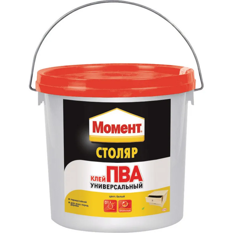 Клей для дерева Момент Столяр ПВА Универсальный, 3 кг (1960503) 561049