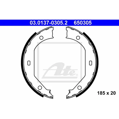 Колодки стояночного тормоза ATE 03.0137-0305.2