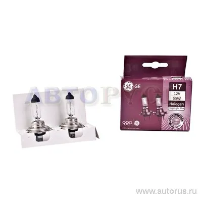 Лампа 12V H7 55W GE Lighting MEGALIGHT PLUS 2 шт. DUOBOX 93768