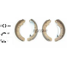 Колодки барабанные FIAT/PEUGEOT к-т
