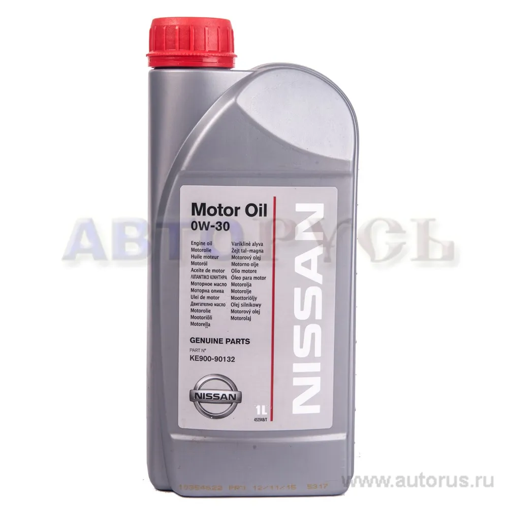 Масло моторное NISSAN Motor Oil 0W-30 1 л KE900-90132