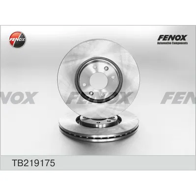 Диск тормозной передний!/ CITROEN C4, PEUGEOT 307 2.0I/HDI 04> FENOX TB219175