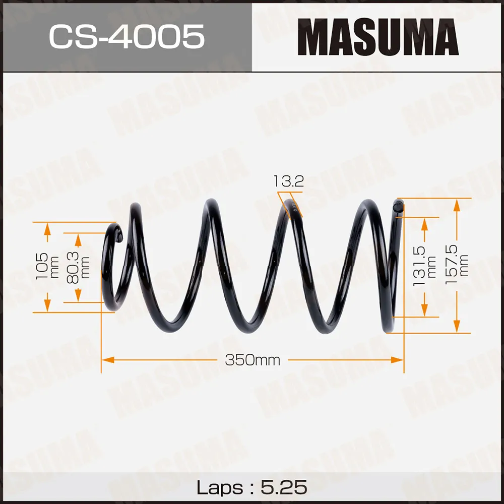 Пружина подвески MASUMA CS-4005