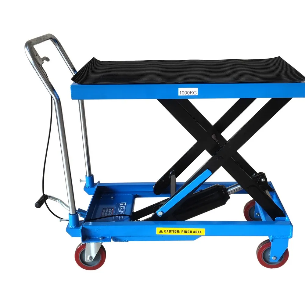 Тележка гидравлическая платформенная 1000кг AE&T TLF-100