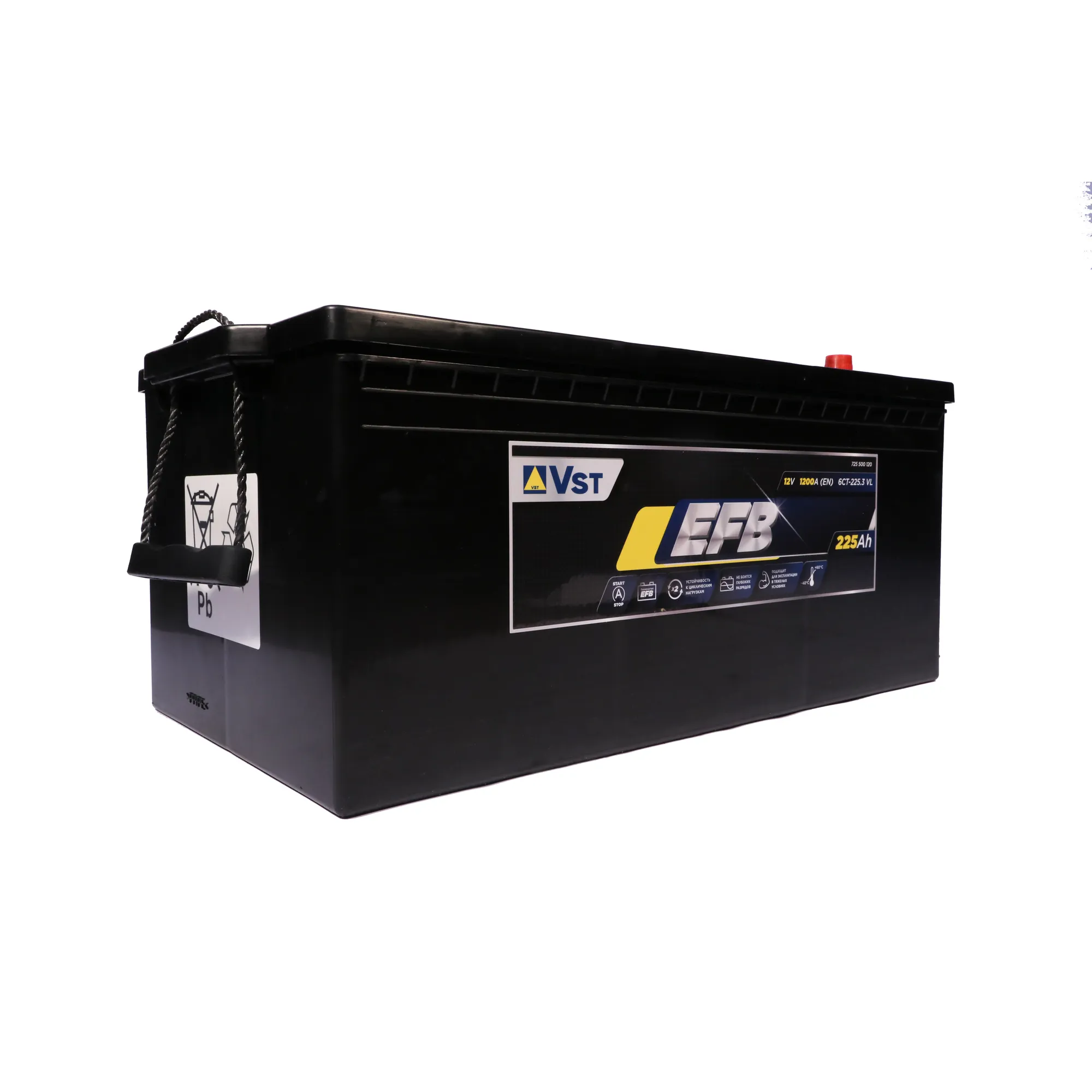 Аккумулятор VST EFB Stop&Go 225 А/ч L+(3) 518x274x237 C EN 1200 А