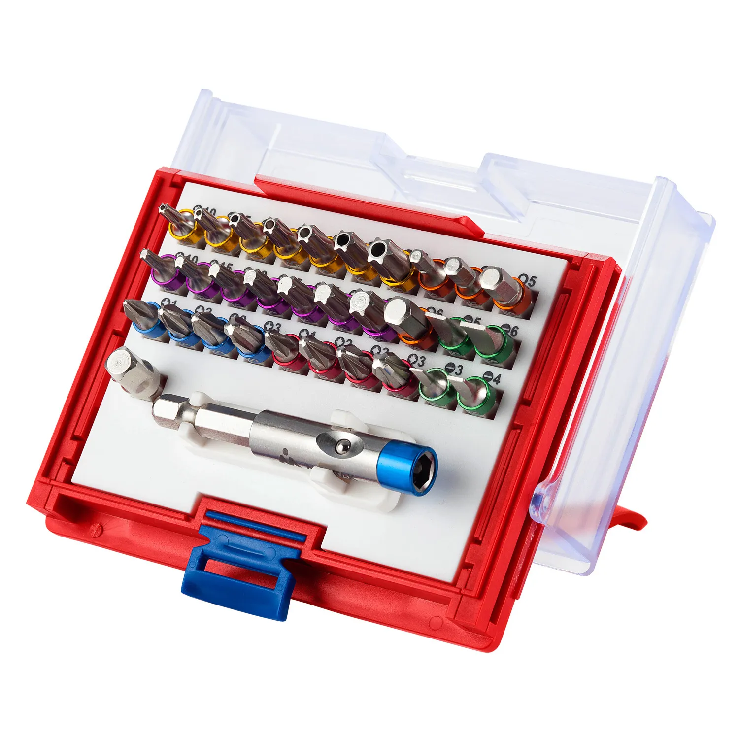 Набор вставок (бит) 1/4, TORX, HEX , PZ, PH, SLOT, 32 предмета МАСТАК 058-10032C МАСТАК 058-10032C