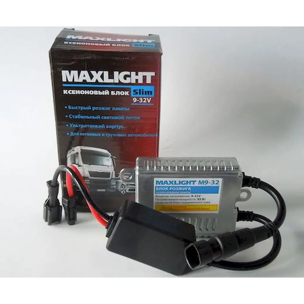 Блок ксеноновой лампы БЛОК КСЕНОНОВЫЙ, 12-24V Для бортового напряжения 1 MAXLIGHT BML MSL 932-000
