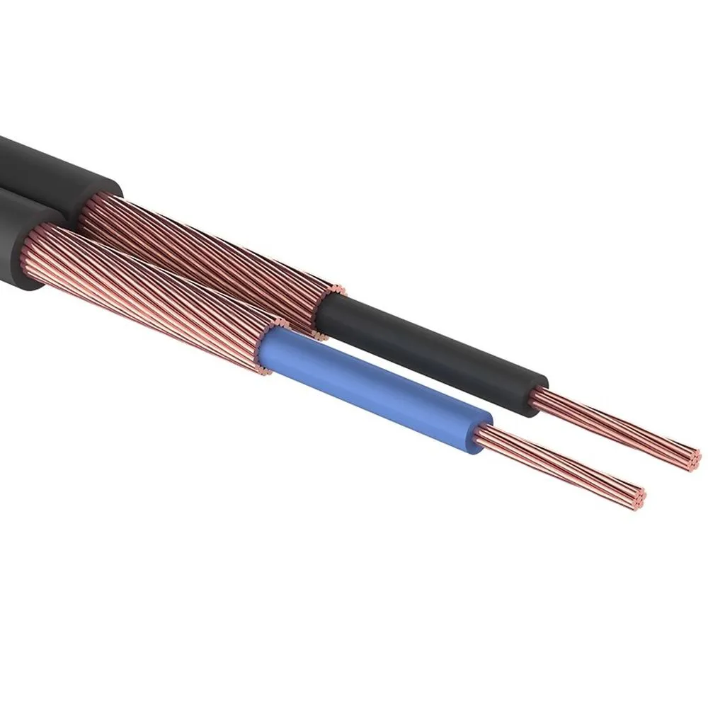 Кабель ШГЭС 2, черный, 100м PROconnect 01-6001-6