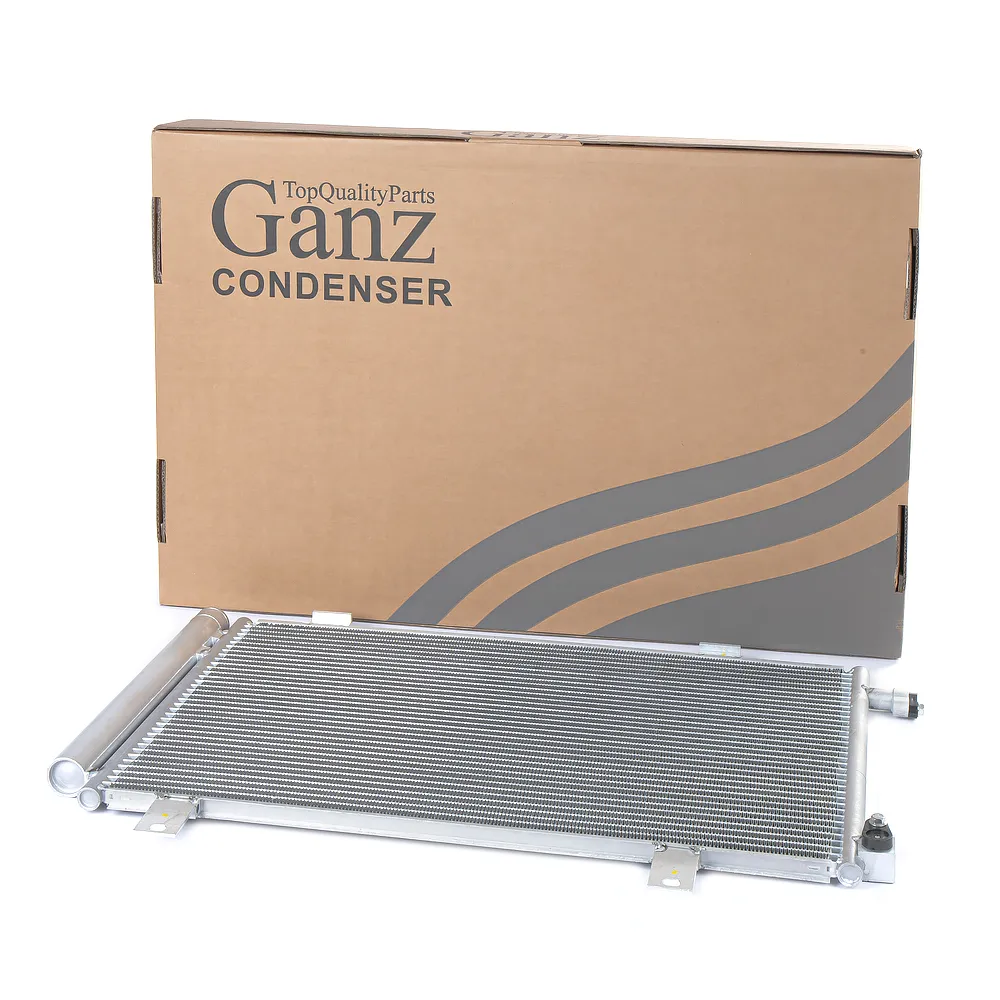 Радиатор кондиционера (с ресивером) SUZUKI SX4 1.5/1.6L all АКПП 06-> GANZ GIC06137