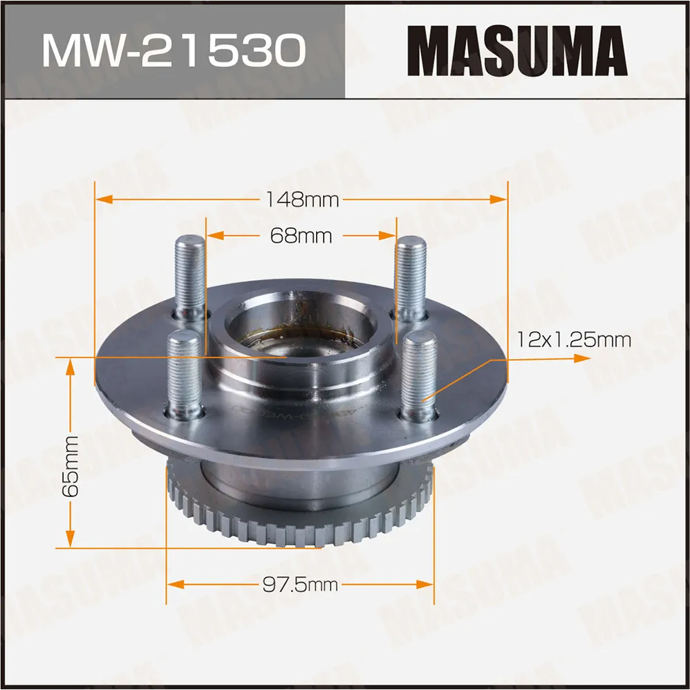 Ступичный узел задн. MASUMA MW-21530