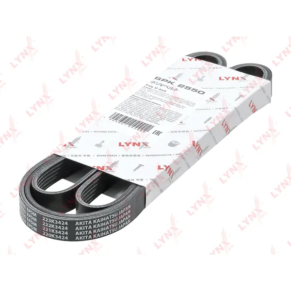 Ремень поликлиновый LYNXauto 6PK2550