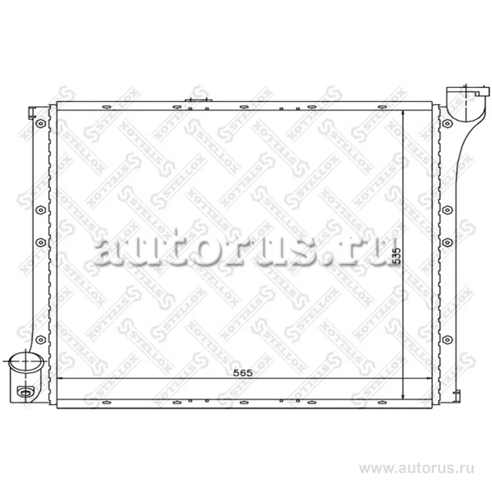 Радиатор системы охлаждения VW LT28 STELLOX 1026416_SX