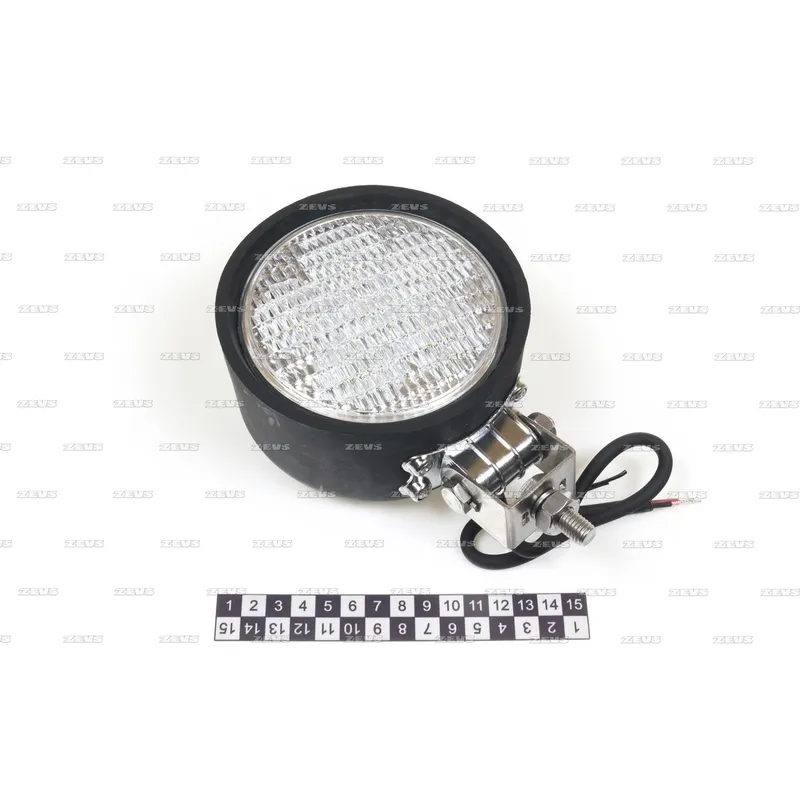 Фара доп света white ближний12-28v резиновый корп. ZEVS KW-127F