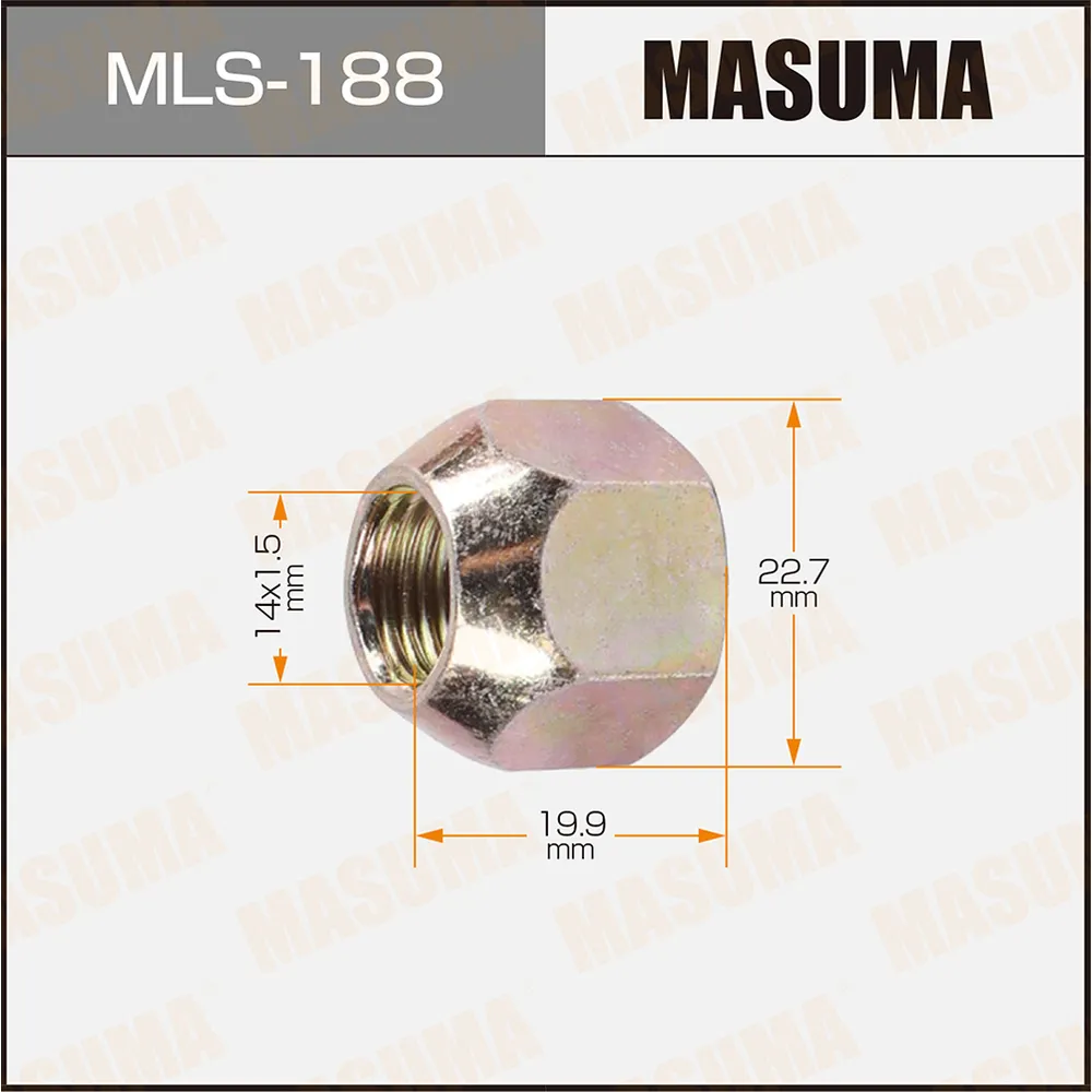 Гайка для грузовика MASUMA MLS-188