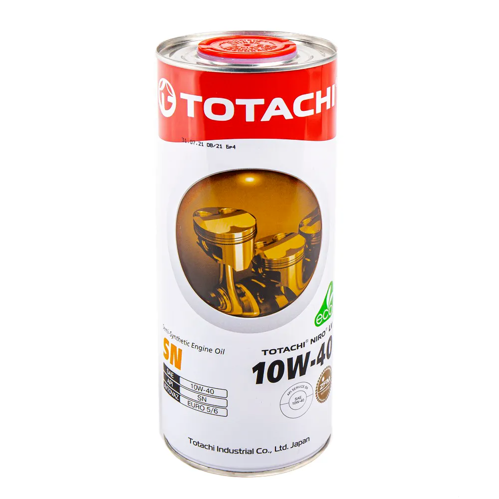 Масло моторное TOTACHI NIRO LV Semi-Synthetic API SN 10W-40 полусинтетическое 1 л 19601