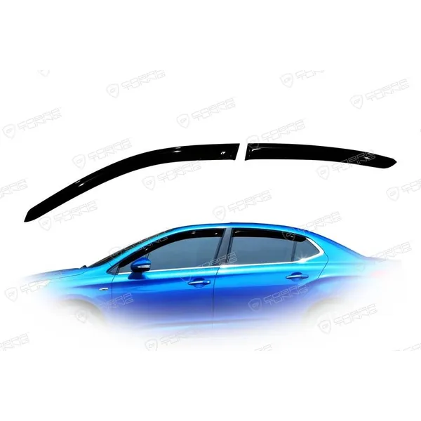 Дефлектора на окна Citroen C4 II Sd 2012EuroStandard деф.окон Cobra Tuning CE42012