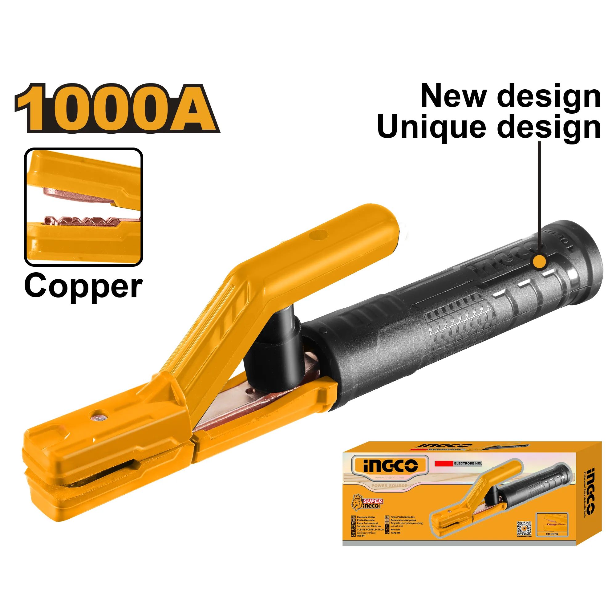 Электрододержатель 1000 А INDUSTRIAL INGCO WAH10008