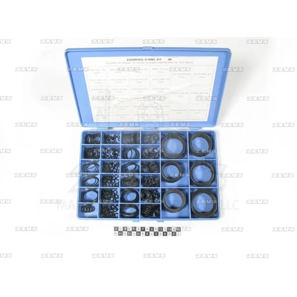 Набор резиновых колец orkit-6b 300 шт в наборе ZEVS ORKIT-6B