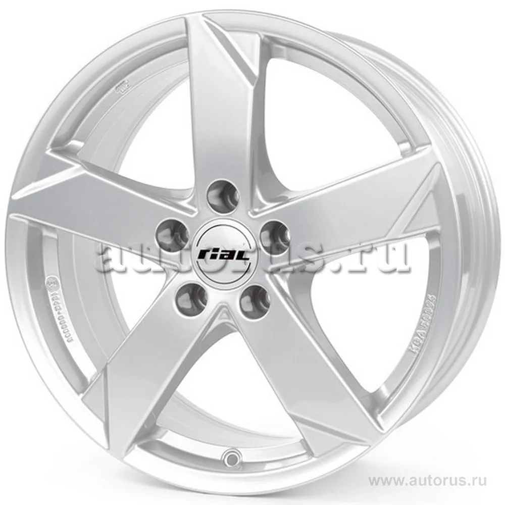 Диск литой R17 7J 5x112/57.1 ET49 Rial Kodiak Polar Silver KK70749V21-0