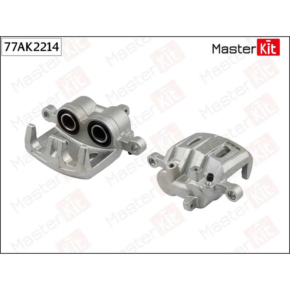 суппорт тормозной пер. лев. Mitsubishi Pajero 3.0/3.5/2.5TD 90-00 MASTERKIT 77AK2214