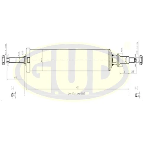АМОРТИЗАТОР ЗАД BMW E82/E87/E88/E90/E91/E92/E93 03-13 G.U.D GSA349041