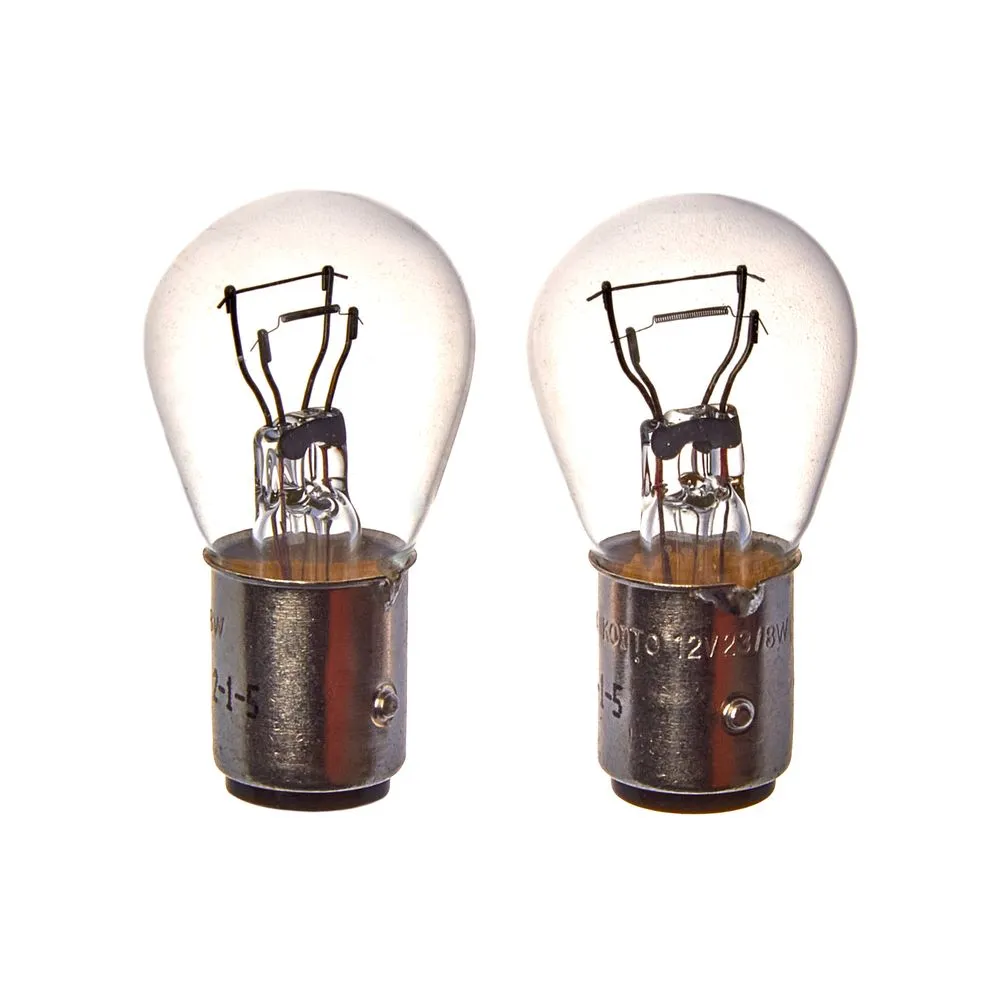 Лампа 12V S25 23/8W KOITO 2 шт. блистер P4523