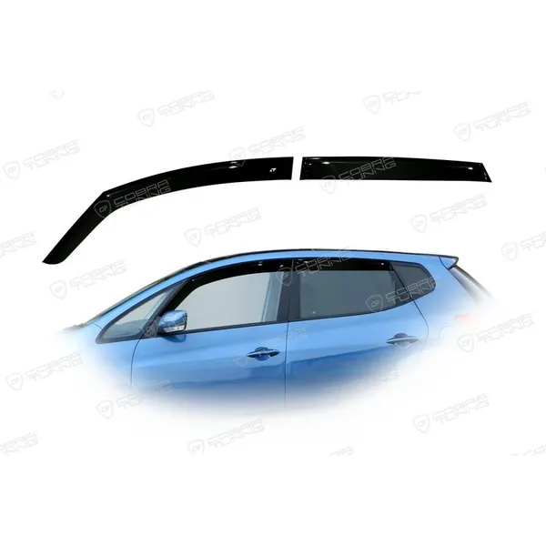 Дефлектора на окна Kia Venga 2010/Hyundai IX 20 2010EuroStandard деф.окон Cobra Tuning KE12210