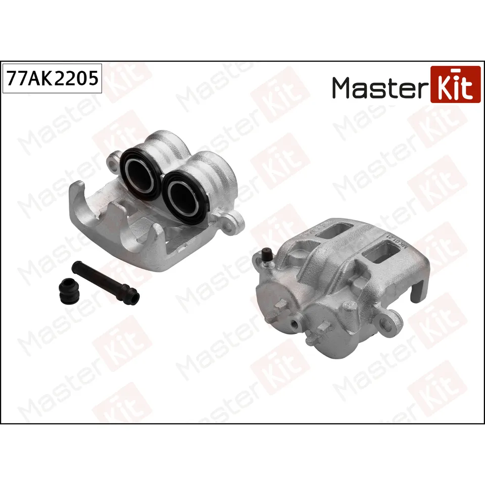 Тормозной суппорт перед. прав. Mitsubishi PAJERO III (V7 W, V6 W) 1999 - 2007, PAJERO IV (V MASTERKIT 77AK2205