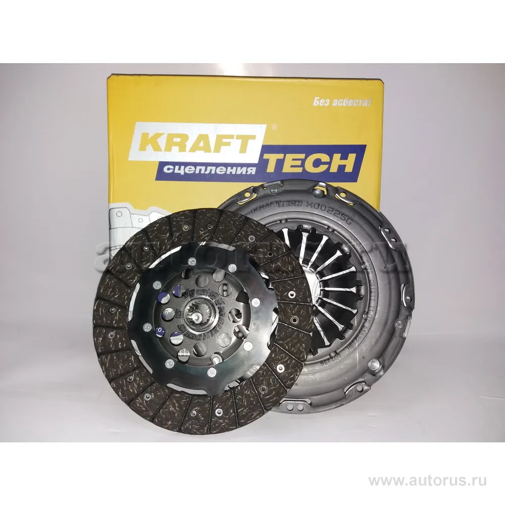 Сцепление в сборе ( без выжимного подшипника ) QASHQAI J10 (2006>) 1.5 dCi KRAFTTECH W01225E9