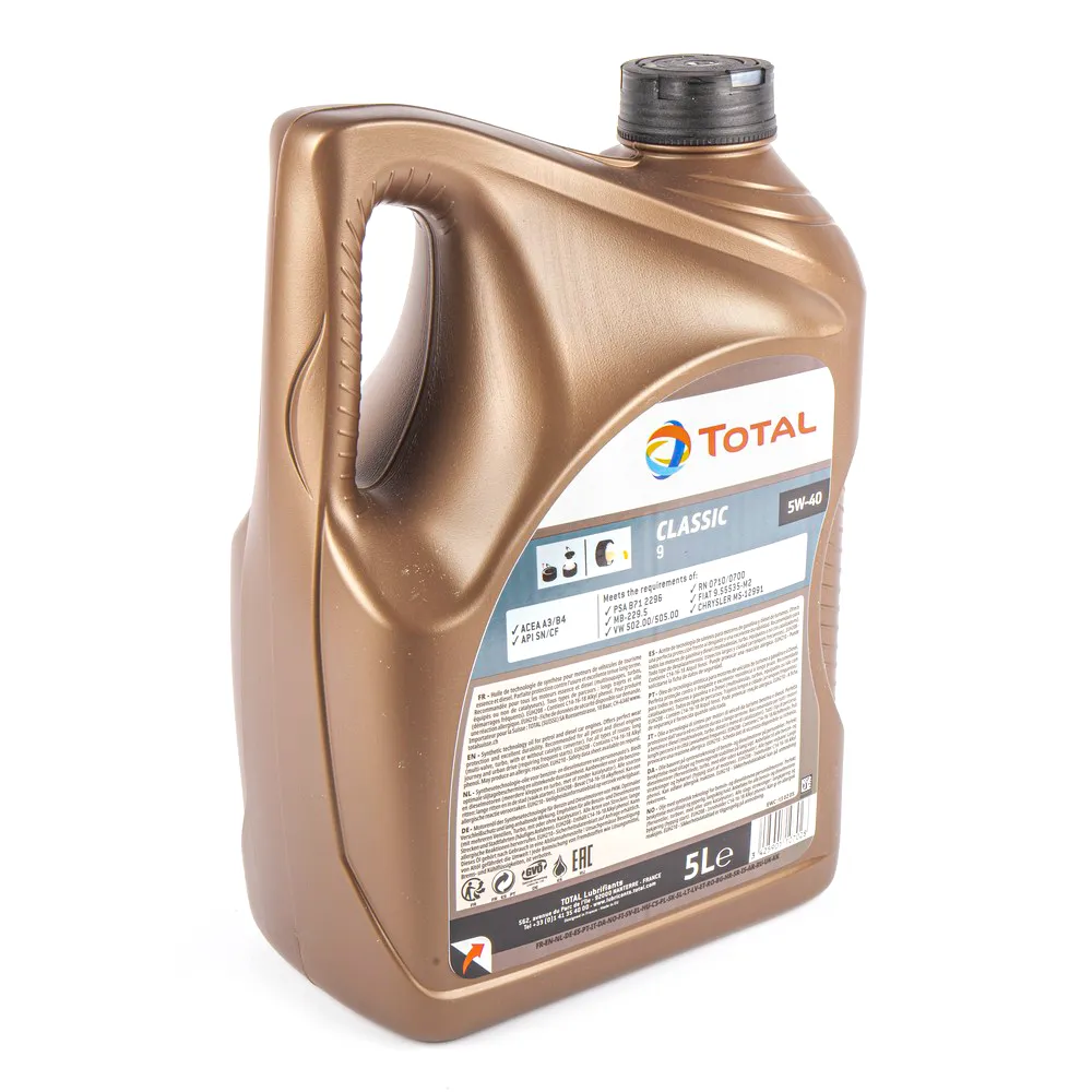 Масло моторное Total CLASSIC 9 5W-40 синтетическое 5 л 156721