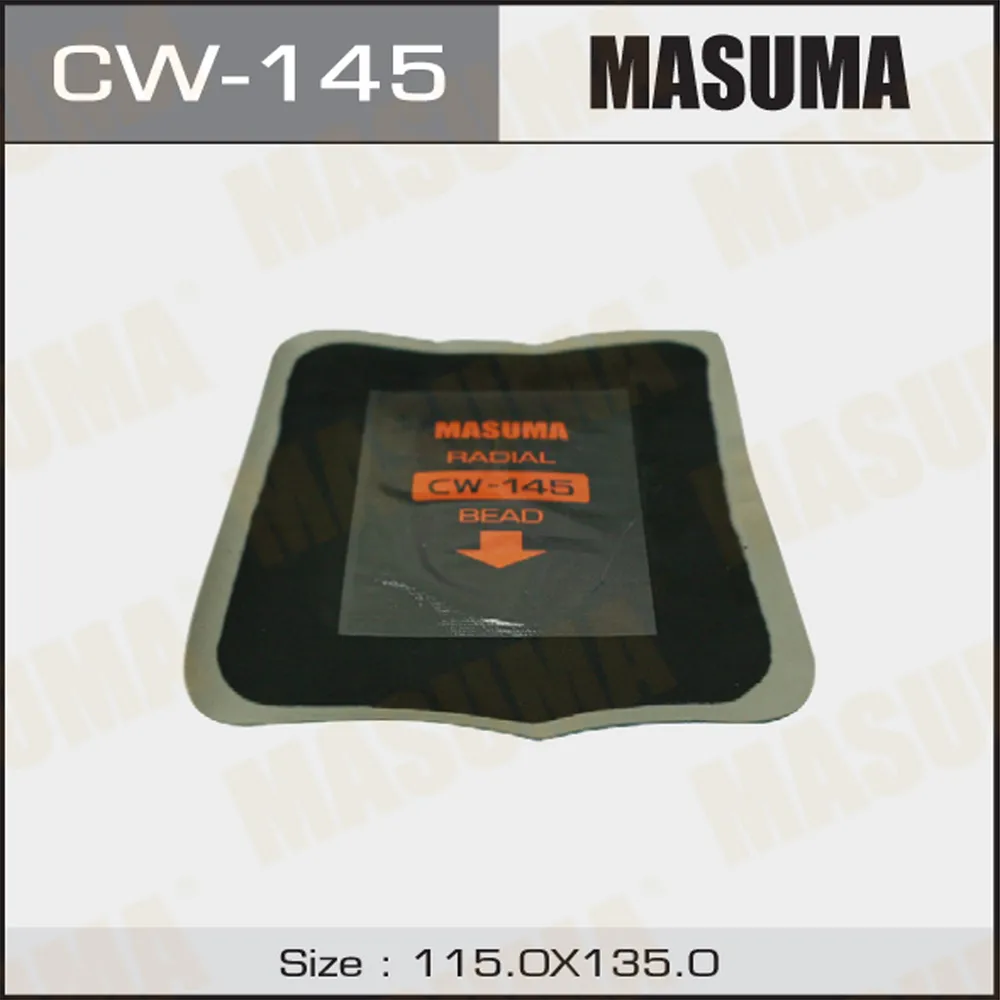 Заплатки кордовые 135х115mm 3 слоя корда MASUMA CW-145