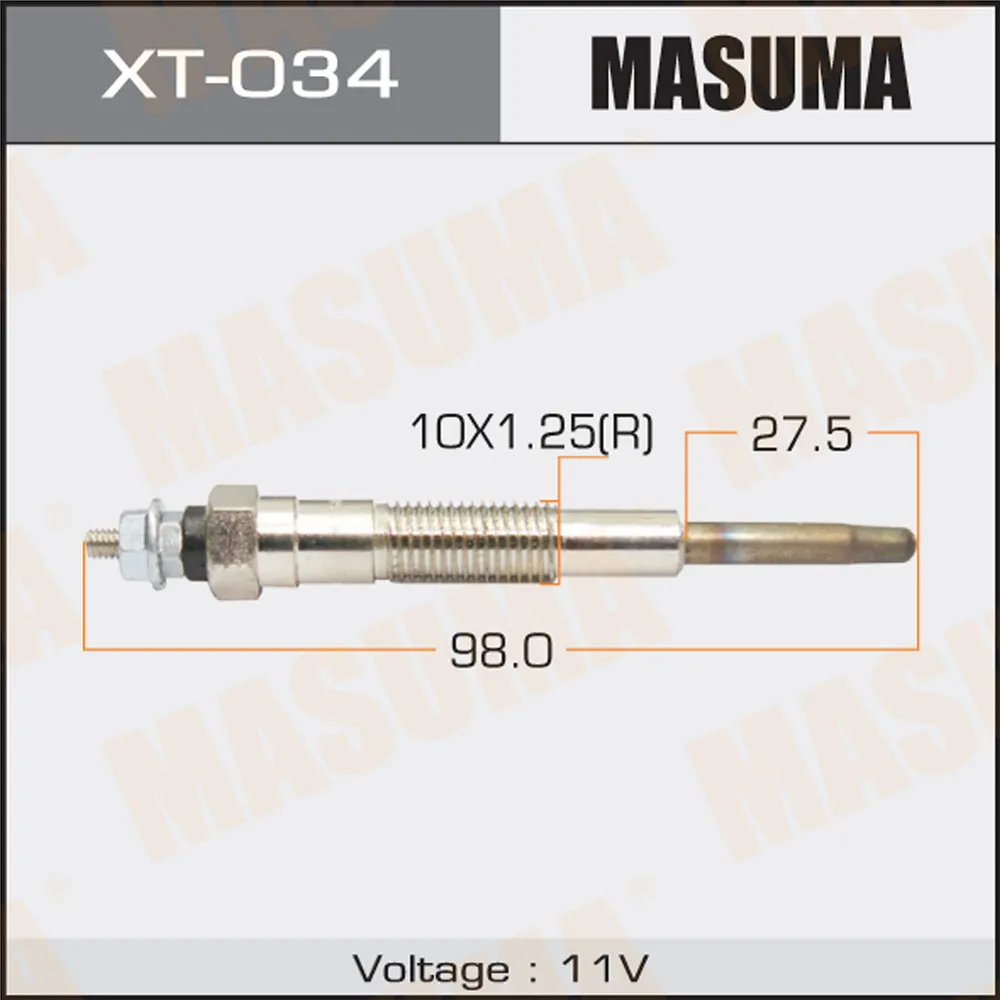 Свеча накаливания TOYOTA CHASER MASUMA XT-034