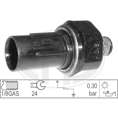 Датчик давления масла HYUNDAI/KIA /P=0,3Bar /резьба 1/8 GAS ERA 330566