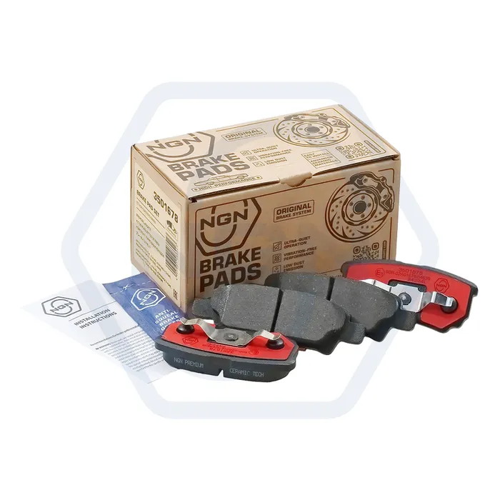 Колодки тормозные керамические, задние MITSUBISHI Lancer(CS)-X 03> / Outlander 03> NGN 3501678