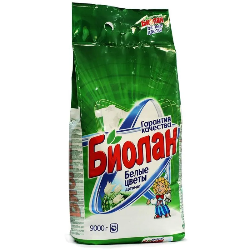 Порошок стиральный СМС Биолан Белые цветы Автомат 9000гр 1560818