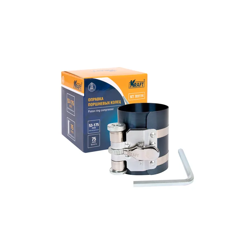 Оправка для поршневых колец 53-175 мм, h -75 мм KRAFT KT 701114