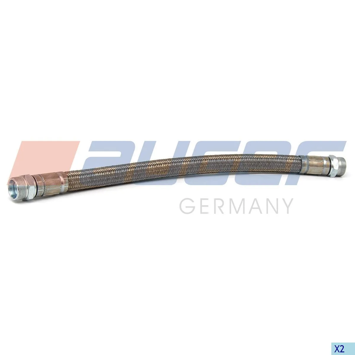 Шланг компрессора IVECO L 445мм штуцер оплетка штуцер AUGER 83734
