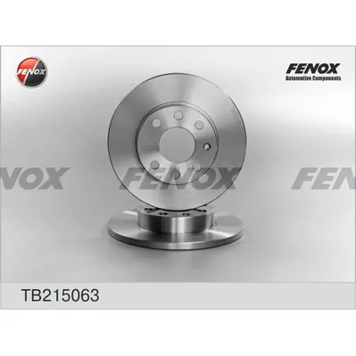 Диск тормозной OPEL CORSA 82-00, KADETT 82-91, ASCONA 81-88, ASTR FENOX TB215063