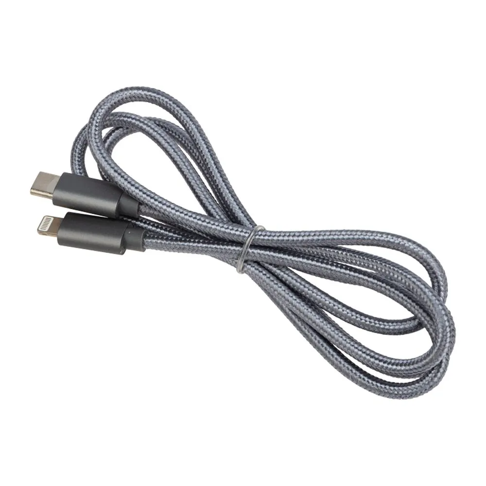 Кабель Type-C - Lightning PD/1m/nylon/gray REXANT 18-1826