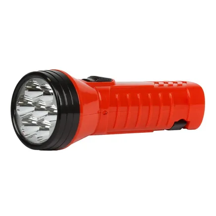Аккумуляторный светодиодный фонарь 7 LED с прямой зарядкой Smartbuy, красный SMARTBUY SBF-95-R