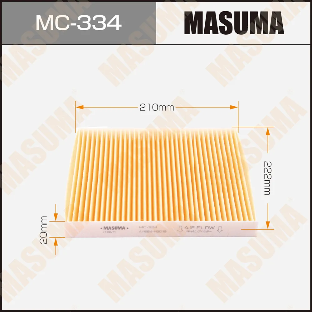 Фильтр салонный NISSAN LATIO MASUMA MC-334